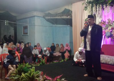 Kepala Desa Tangkil Jadikan Momentum Peringatan Maulid untuk Berkampanye